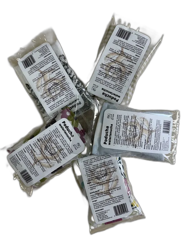 Poducha Walerianucha - etykieta ze składem