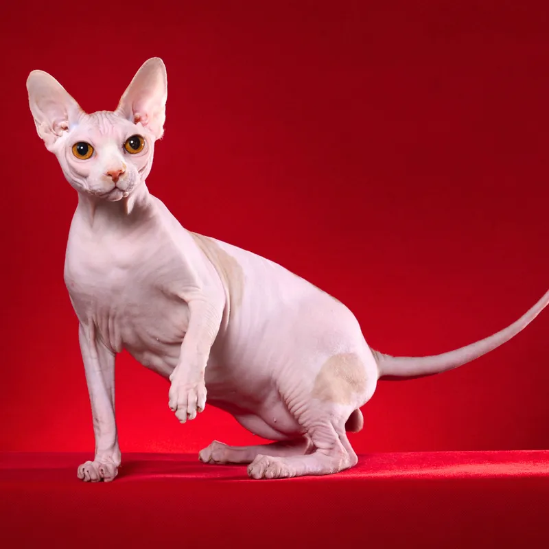 Sfinks rasa kota - charakterystyka, zdrowie i pielęgnacja